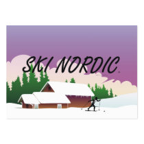 TOP Ski Nordic Business Card Template