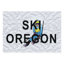 TOP Ski Oregon Business Card Templates
