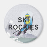 TOP Ski Rockies Fridge Magnets