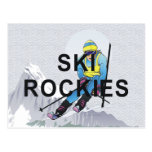 TOP Ski Rockies Post Card
