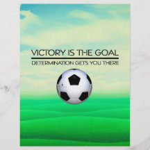 TOP Soccer Victory Slogan Flyers
