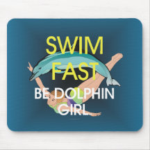 TOP Swim Dolphin Fast Mousepad