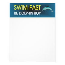 TOP Swim Dolphin Fast Personalized Invite