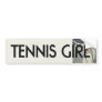 TOP Tennis Girl Bumper Stickers