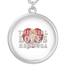 TOP This Girl Loves Yoga Necklace