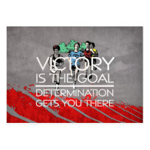 TOP Track Victory Slogan Business Card Templates