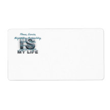 TOP Training Is My Life Custom Shipping Labels