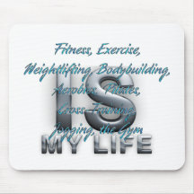 TOP Training Is My Life Mouse Pad