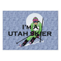 TOP Utah Skier Business Cards