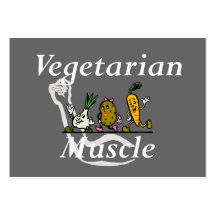 TOP Vegetarian Muscle Business Cards
