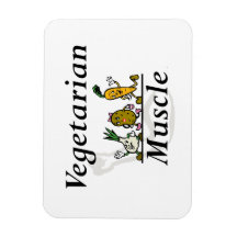 TOP Vegetarian Muscle Flexible Magnet