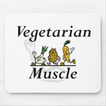 TOP Vegetarian Muscle Mouse Pads