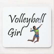 TOP Volleyball Girl Mousepad