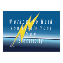TOP Workout Electricity Business Cards