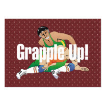 TOP Wrestling Grapple Up Business Cards