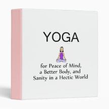 TOP Yoga Slogan Binders