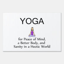 TOP Yoga Slogan Signs