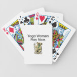 TOP Yoga Women Poker Cards