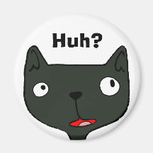 TOPAZfacesHUHWHAT, Huh? Fridge Magnet