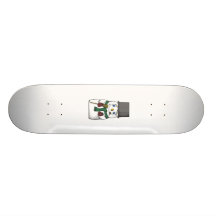 Tophat Snowman Skate Board Deck