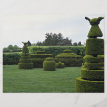 Topiary Garden, Longwood Gardens, Pennsylvania Personalized Flyer