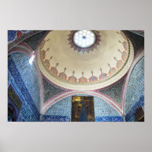 topkapi palace interiors poster
