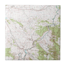 Topographic Map Tile