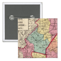Topographical atlas of Maryland counties Pinback Button