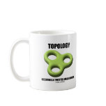 Topology Requires A Twisted Imagination (Toroid) Coffee Mugs