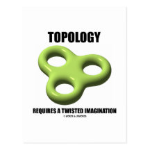 Topology Requires A Twisted Imagination (Toroid) Postcard
