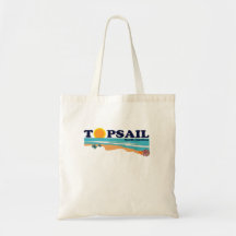 Topsail Beach. Tote Bags