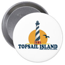 Topsail Island. Button