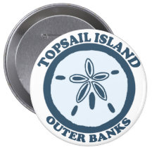Topsail Island. Button