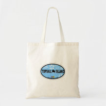 Topsail Island. Tote Bags