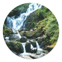 Torc Falls Killarney Ireland Round Sticker
