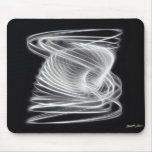 Tordu 1 blanc tapis de souris