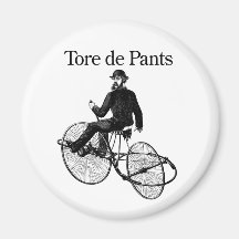 Tore de Pants Fridge Magnet