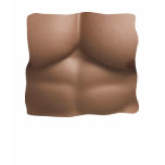 Torn T-shirt With Fake Abs (Light Skin)