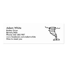 Tornado Business Card Template