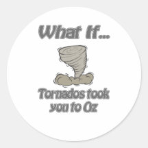 Tornado to Oz Stickers