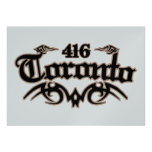 Toronto 416 custom announcements