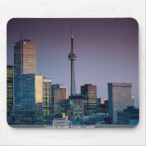 Toronto, by night, Ontario, Canada Mousepad