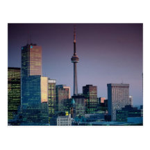 Toronto, by night, Ontario, Canada Post Cards