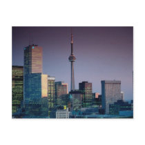 Toronto, by night, Ontario, Canada Post Cards