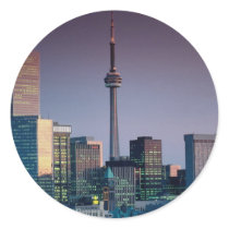Toronto, by night, Ontario, Canada Stickers