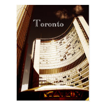 Toronto city hall postcard