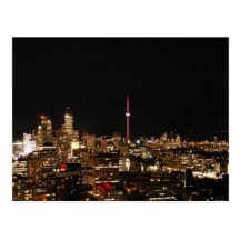 Toronto City Lights Post Cards
