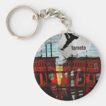 Toronto flat iron building  design keychains