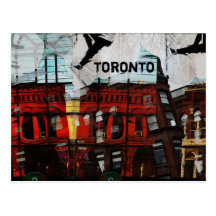 toronto flat iron building postcard
