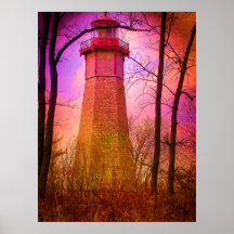 Toronto island Light House V17 - Lucky Shot Posters